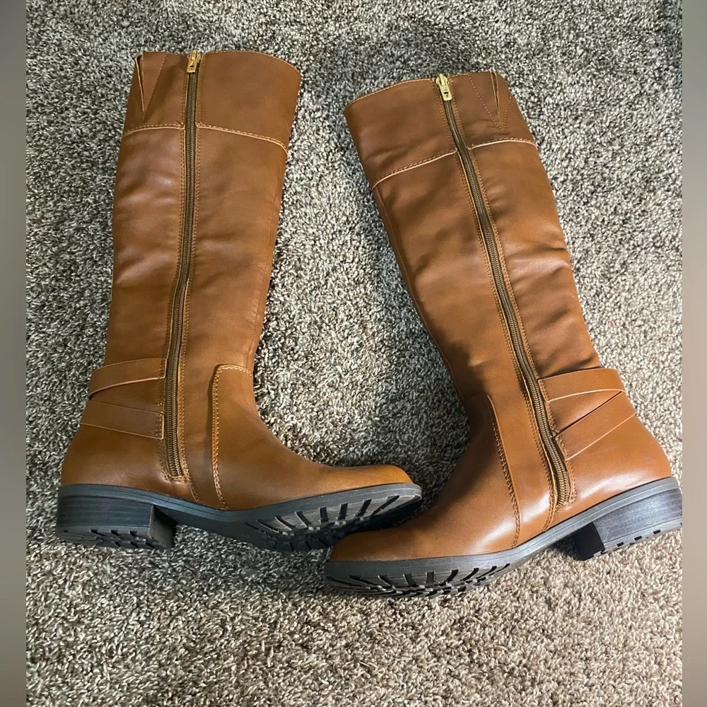 NWOT Alfani Jadah Knee High Boots - Picture 3 of 5